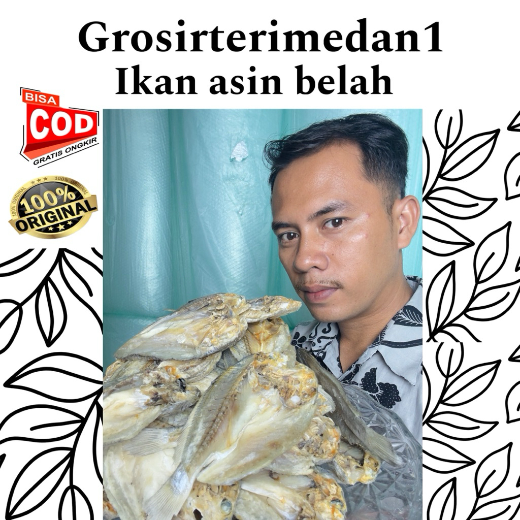 

Ikan asin gelama belah 500 gram