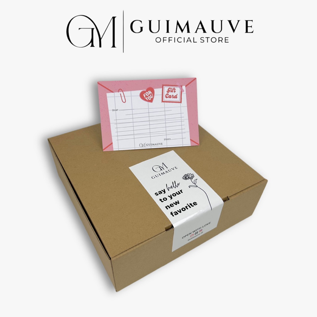 

GIFT PACKAGING BOX + GIFT CARD (Gift Card Di Isi Oleh Pembeli)