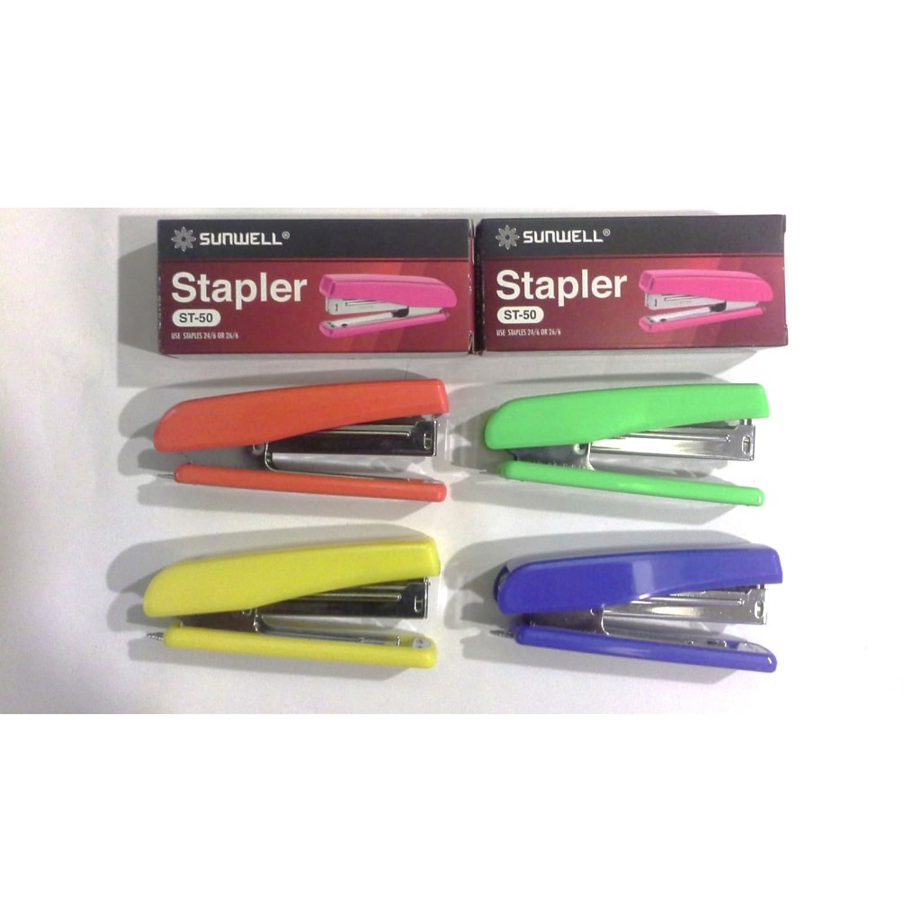 

Stapler Steples Besar No.3 ( 24/6 ) HD-50D Body Plastik Warna