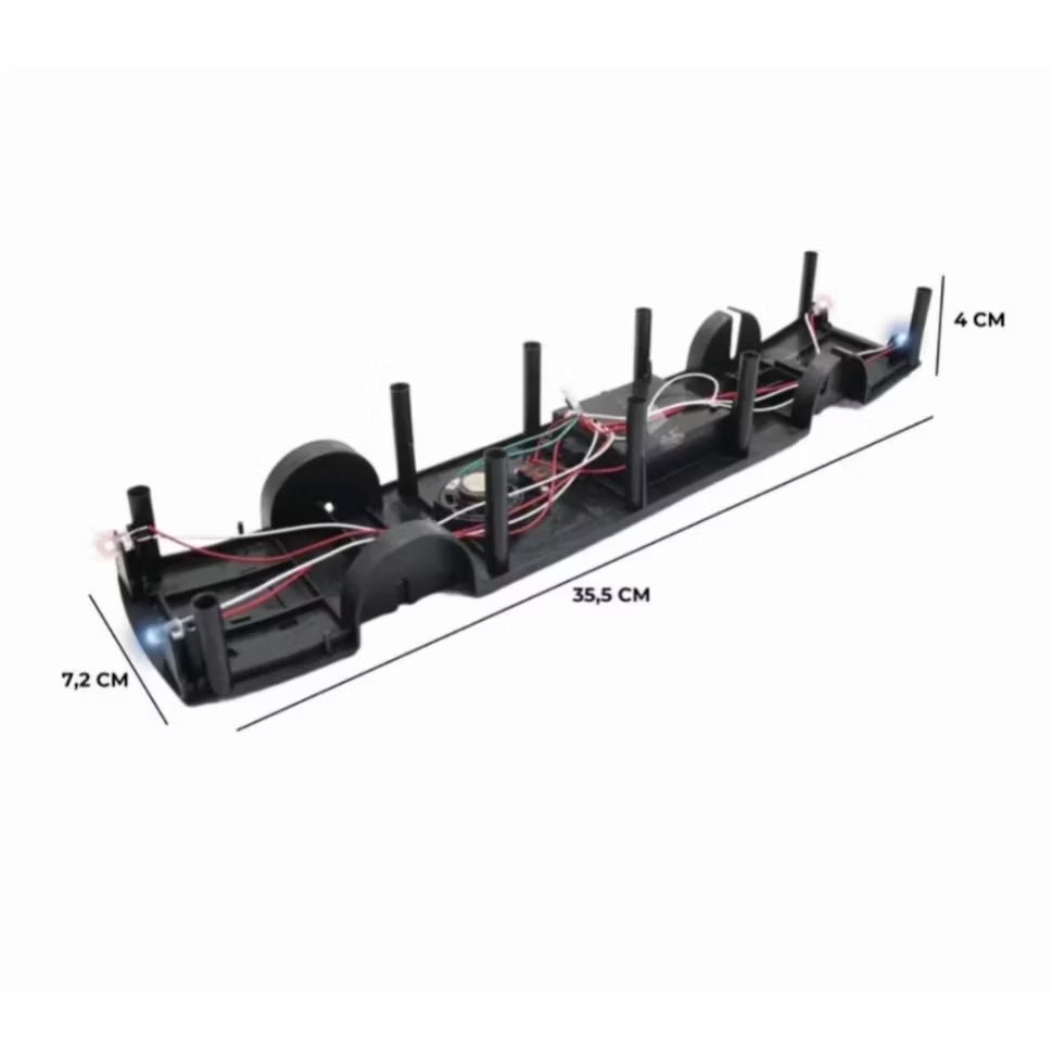 Sellyliavitaliavita Official Rkc Chasis/Sasis Mainan/Miniatur Bus Rkc - Sudah Ada Lampu Depan