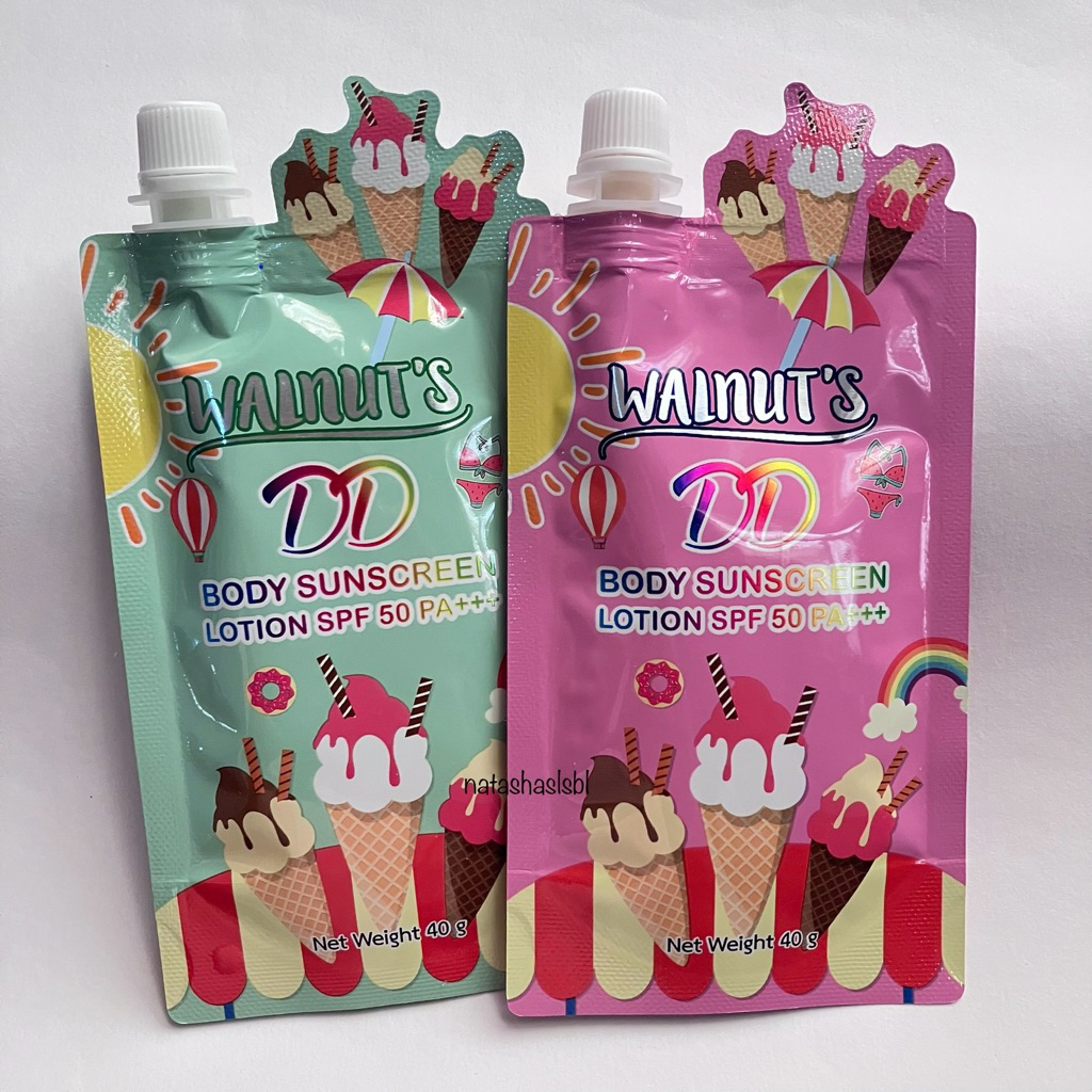 Walnuts DD Body Sunscreen Lotion SPF 50+++ Thailand - Sachet