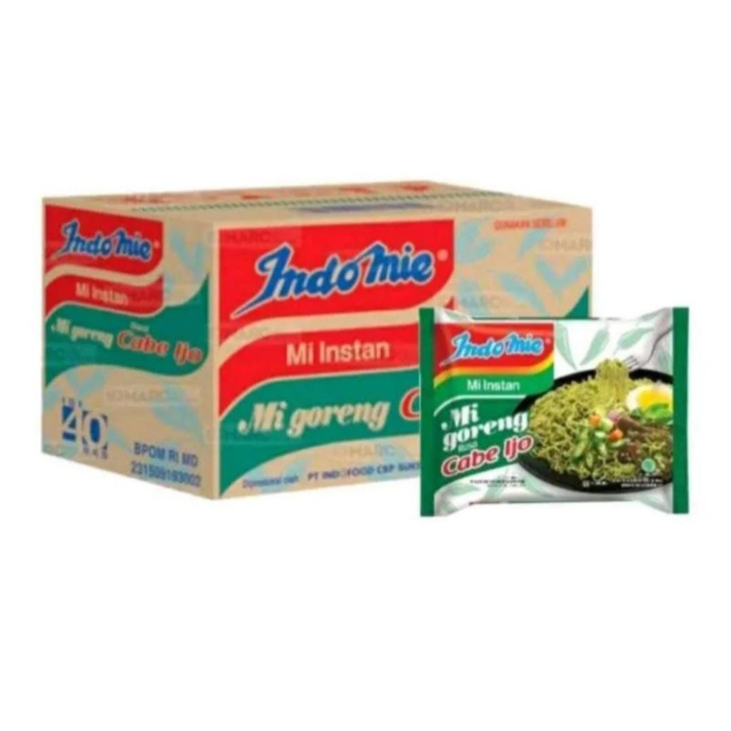 

Indomie Goreng Cabe Ijo 1 Dus [ 40 pcs ]