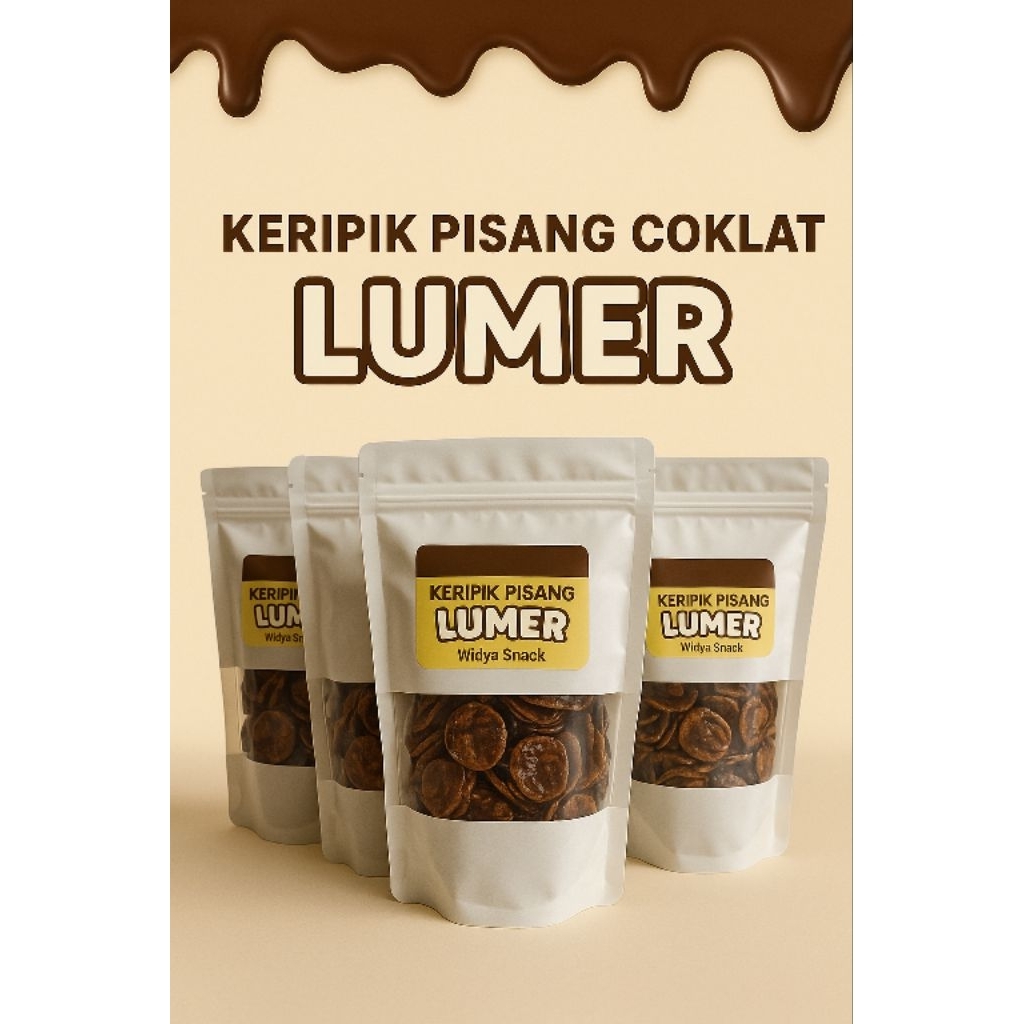 

Keripik Pisang lumer kemasan pouch