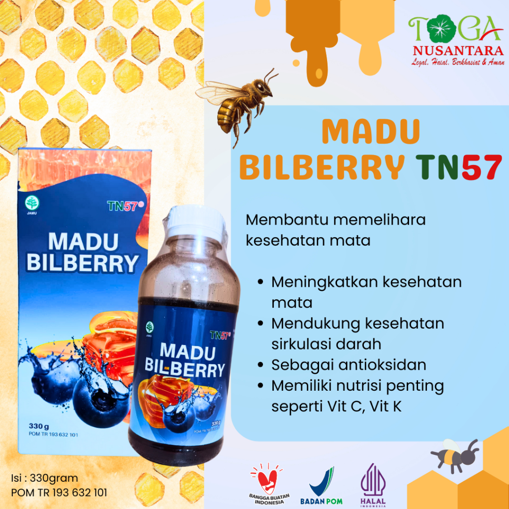 Madu bilberry / Memelihara kesehatan mata