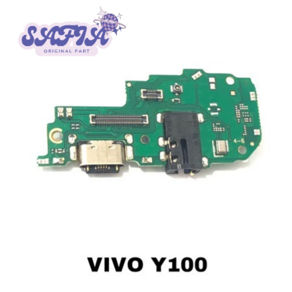 Konektor charger Vivo Y100 papan cas Original
