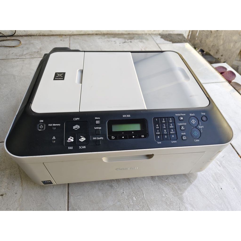 Printer Canon pixma mx366 kosongan