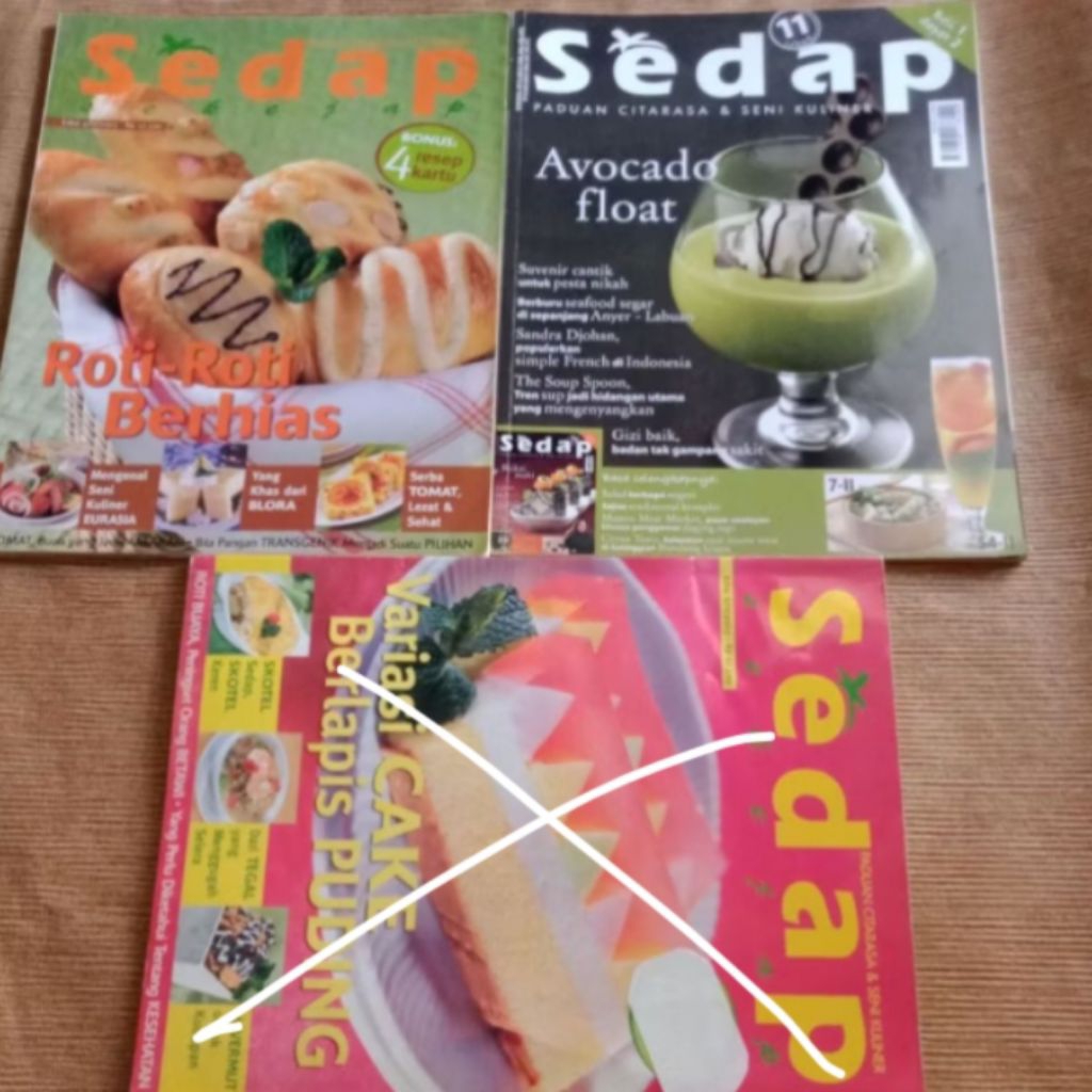 Majalah masakan Sedap edisi Pilihan 1.