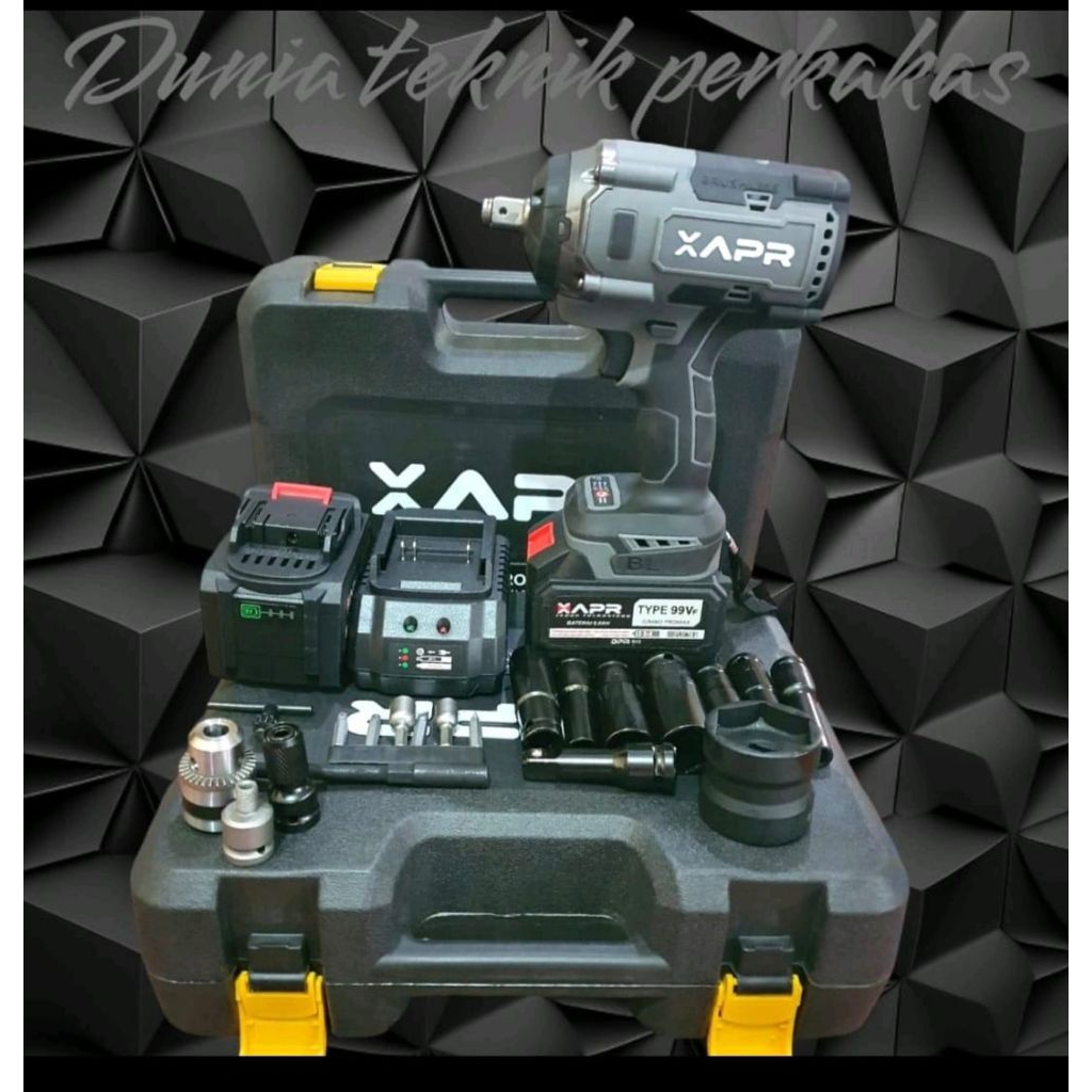 APR AP33PRO MAX IMPACT WRENCH APR TORSI 1850NM 2 BATERAI