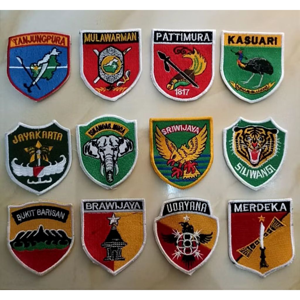 Bordir Badge | Bet | Logo PDH TNI Custom