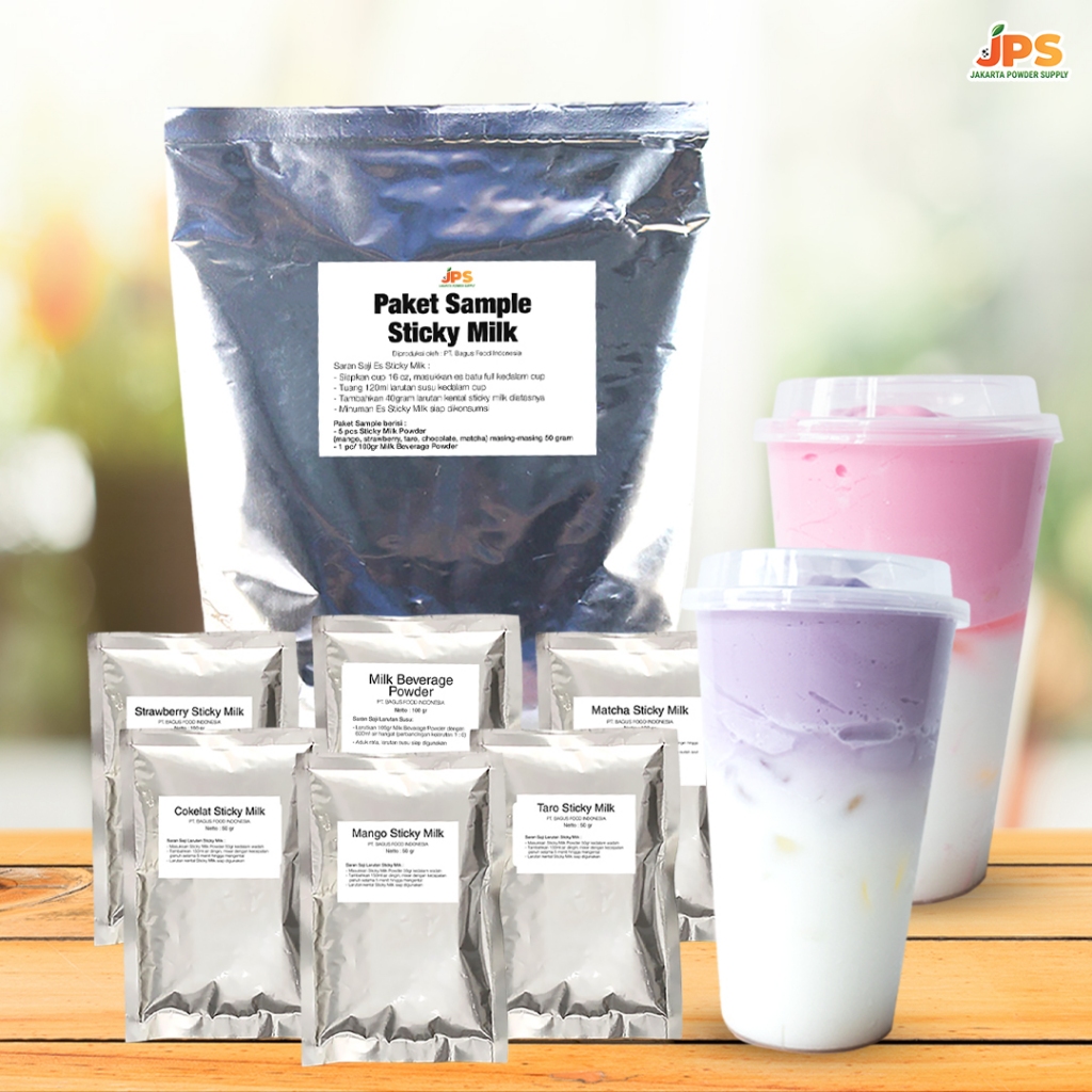 

Paket Sample Sticky Milk Powder JPS
