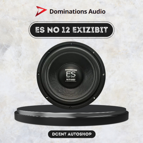 Subwoofer ES NO. 12 Exizibit Dominations - 12 Inch - Subwoofer Double Stacked Ferrite Magnet - Audio