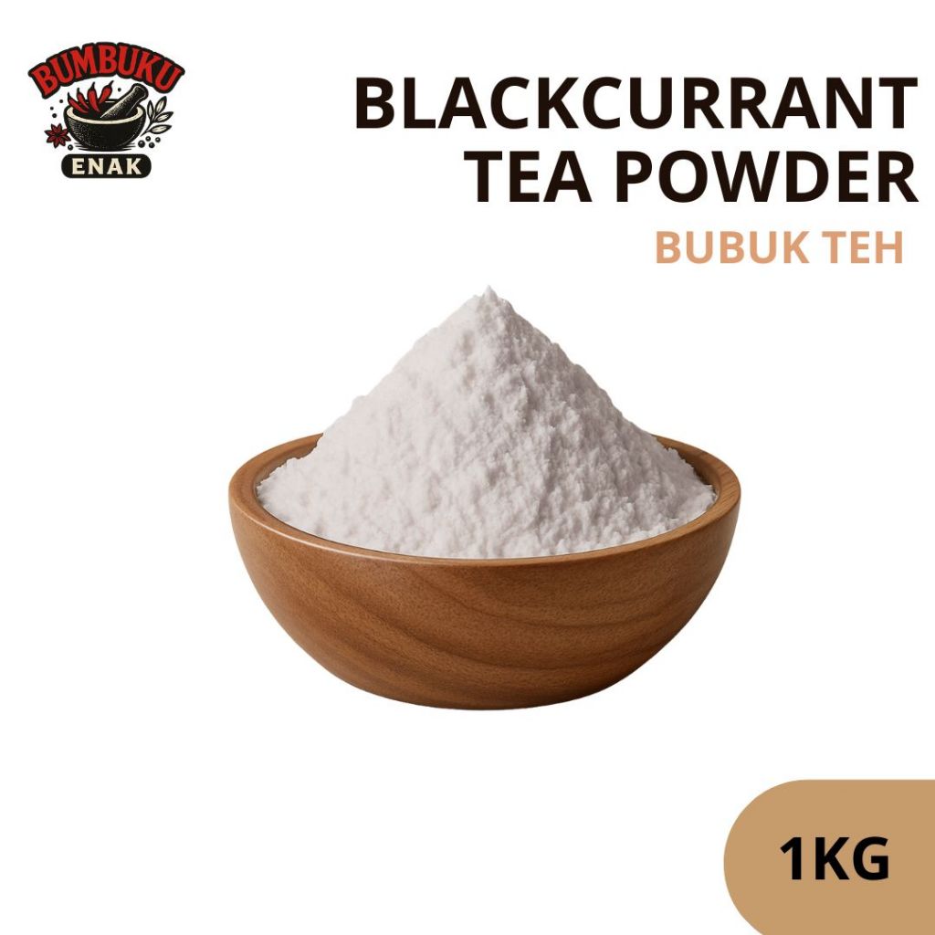 

Bumbu Tabur Blackcurrant Tea Powder – Non Gula | 100gr | Rasa Buah & Teh yang Unik