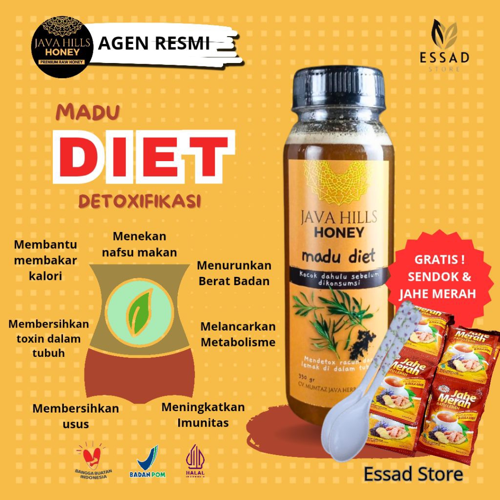 

Madu Diet Java Hills Honey Madu Herbal Javahills Honey Madu Detoxifikasi