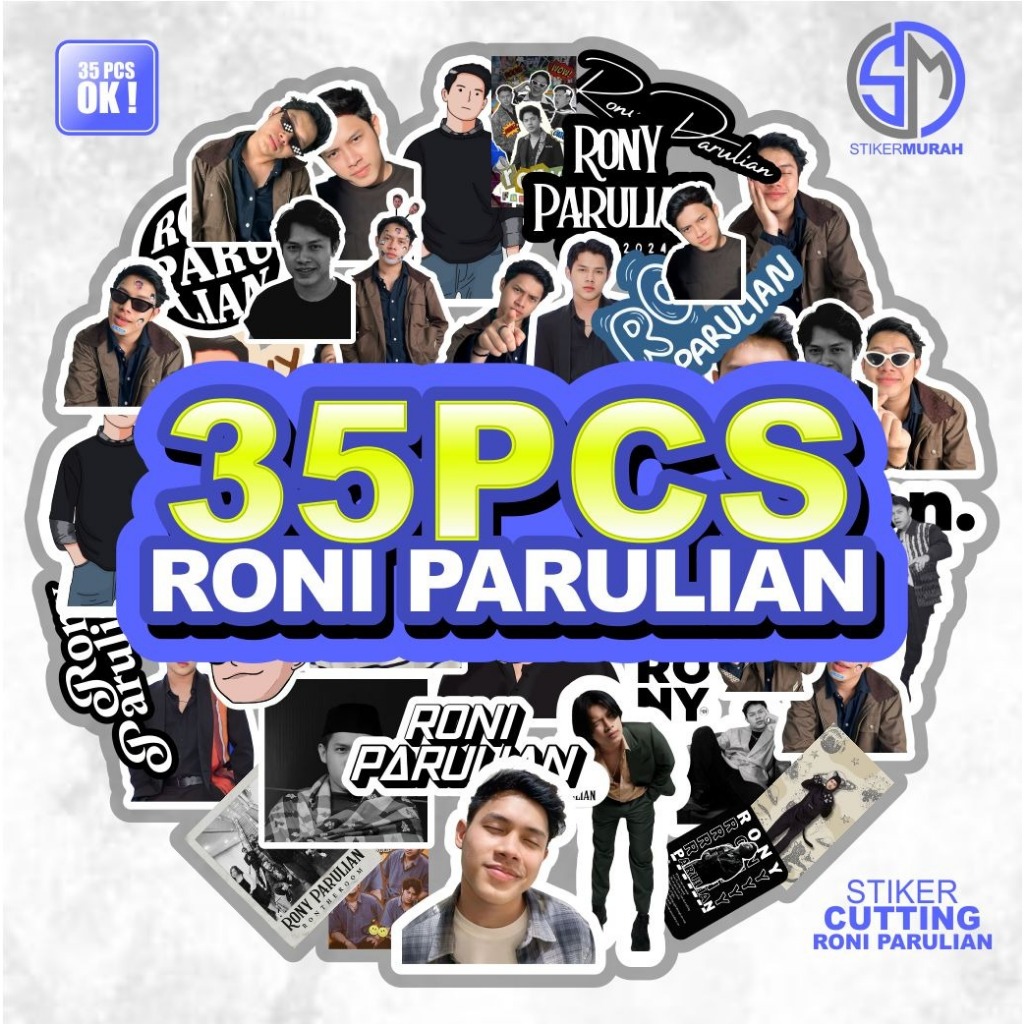 

stiker pack stiker musisi singer Rony Parulian isi 35pcs sudah terpotong