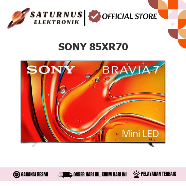 SONY 85XR70 GOOGLE SMART TV 85 INCH BRAVIA 7 MINI LED 4K UHD 120HZ  85XR70 85XR XR70