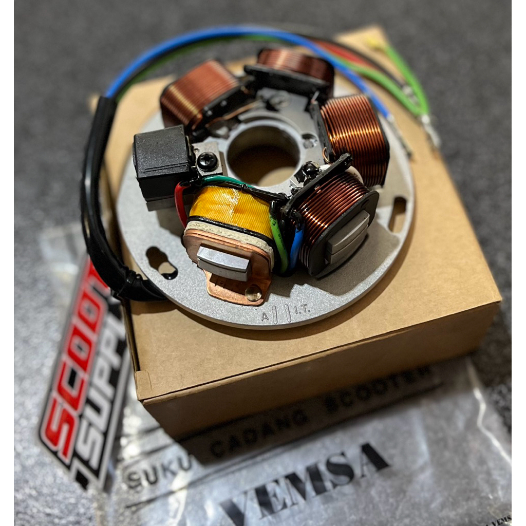 Spul CDI Komplit Vespa PX Exclusive Excel Strada Spartan Vemsa