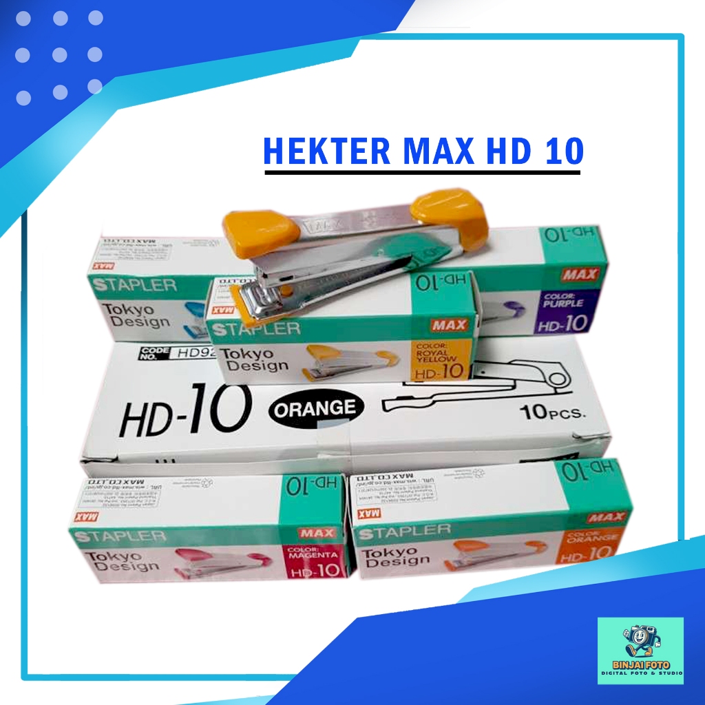 

HEKTER/STAPLER MAX HD 10 Stapler Kuat & Praktis