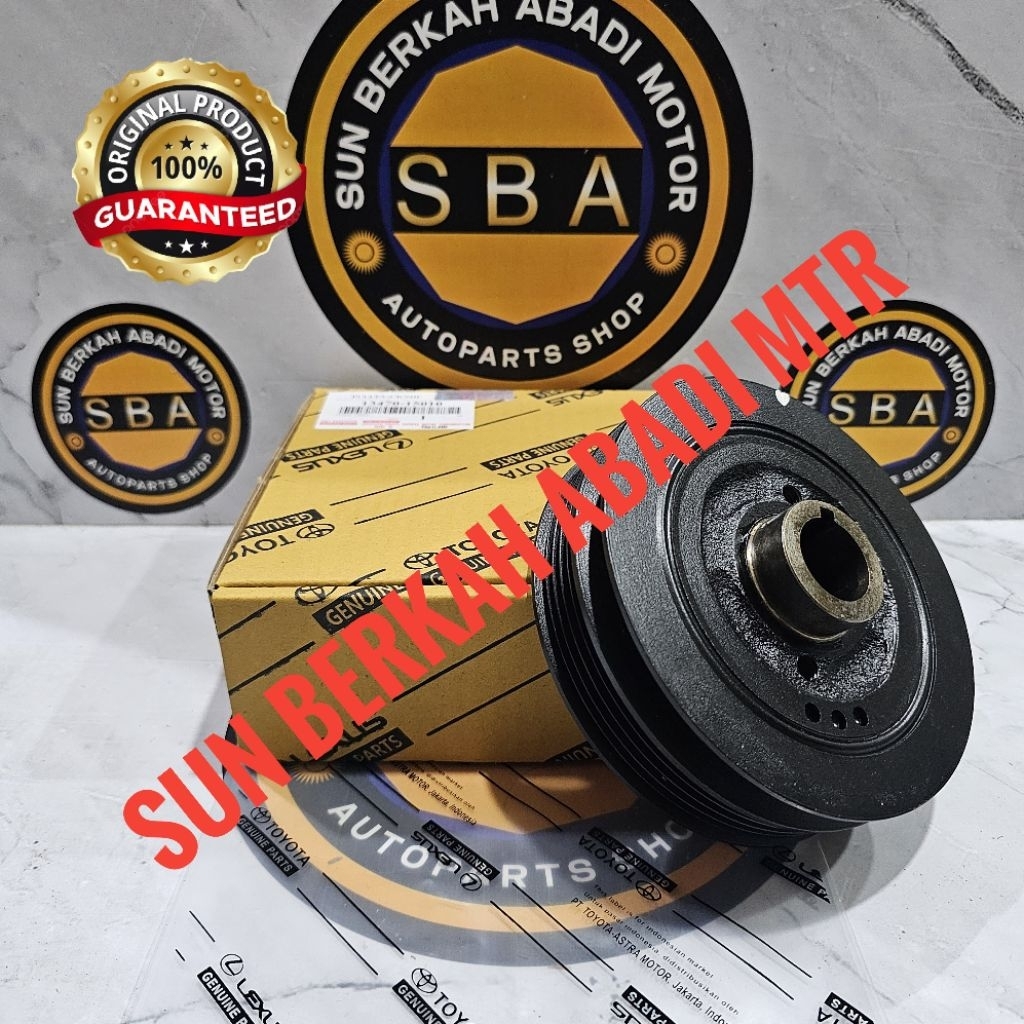pully kruk as corolla gl pulley crankshaft corolla gl