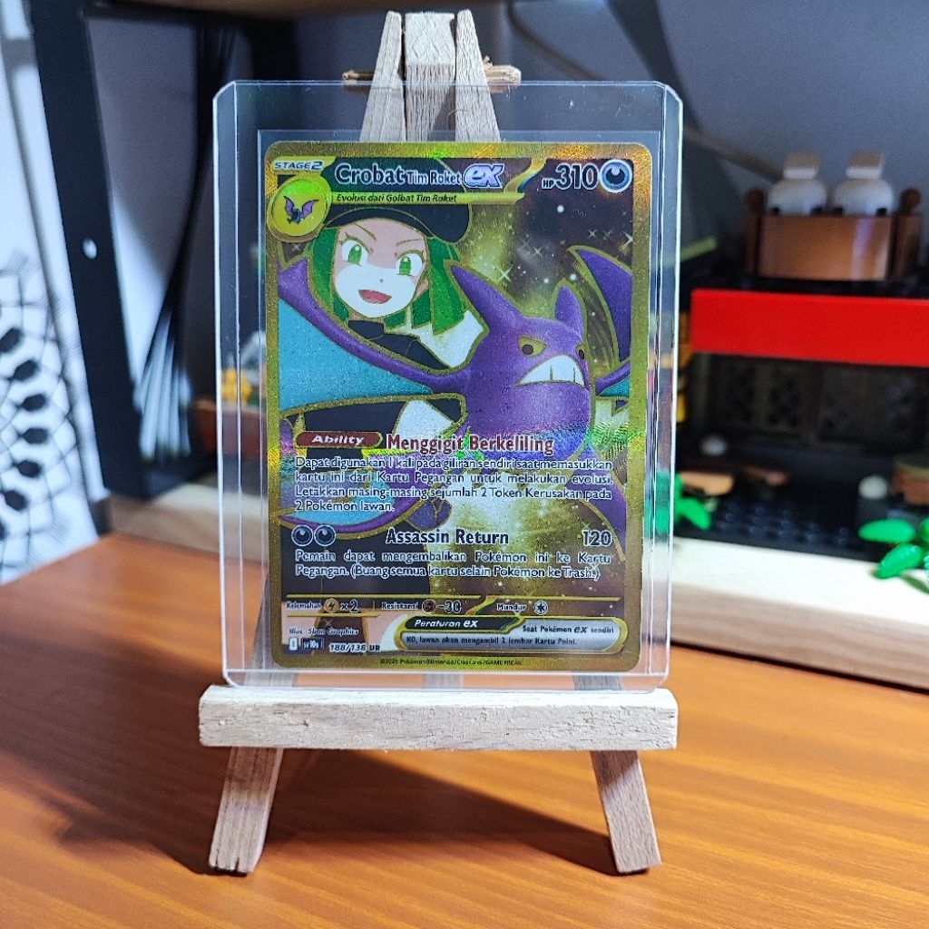 Crobat tim roket UR kartu pokemon