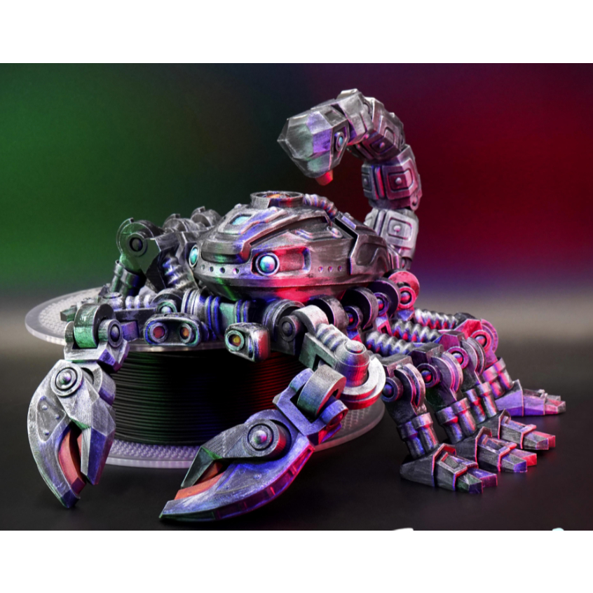 Cuero Mainan Cyber Scorpion Artikulasi Robot kalajengking