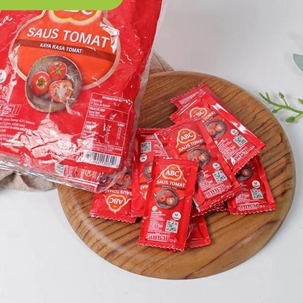 

Saus Tomat ABC Sachet 22sachet per pack ,@8 Gr, expired 2026