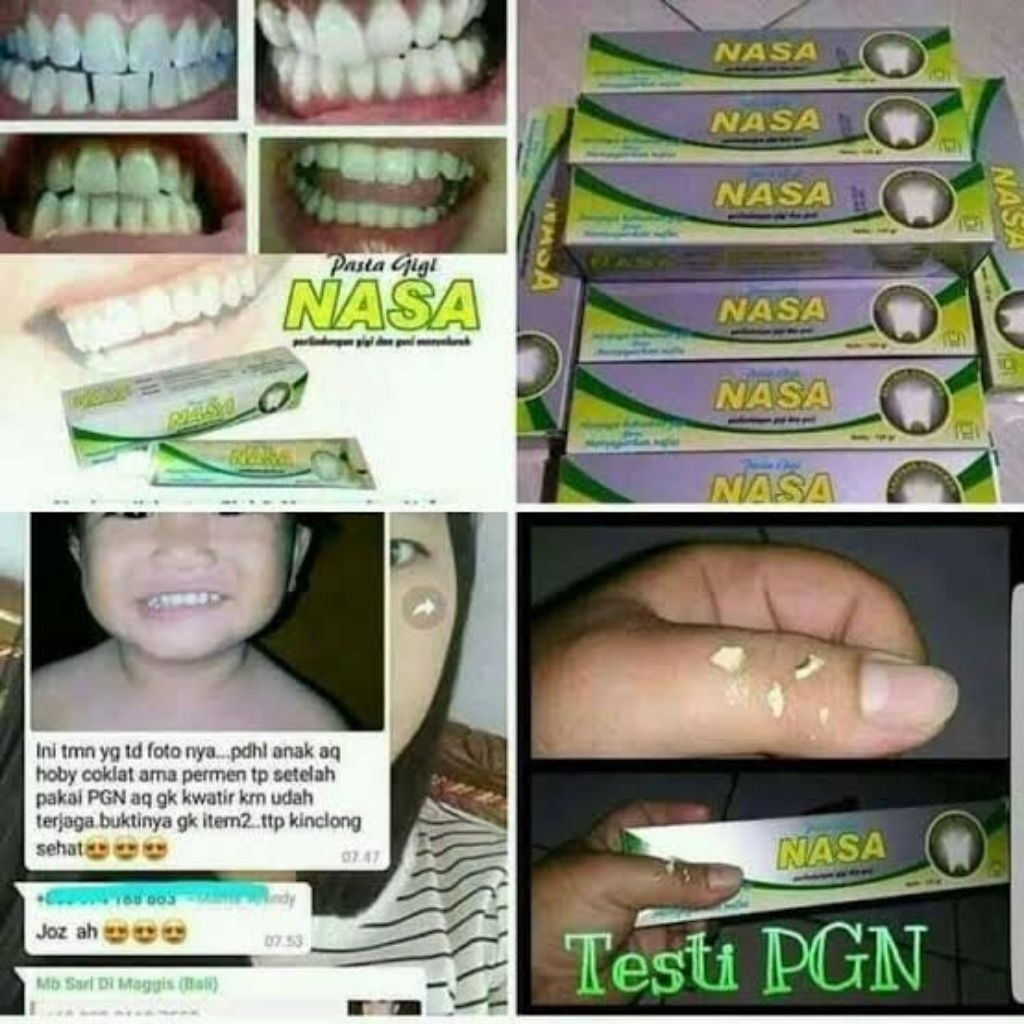 Odol nasa- Pasta gigi nasa 1kg 8pcs-PGN NASA