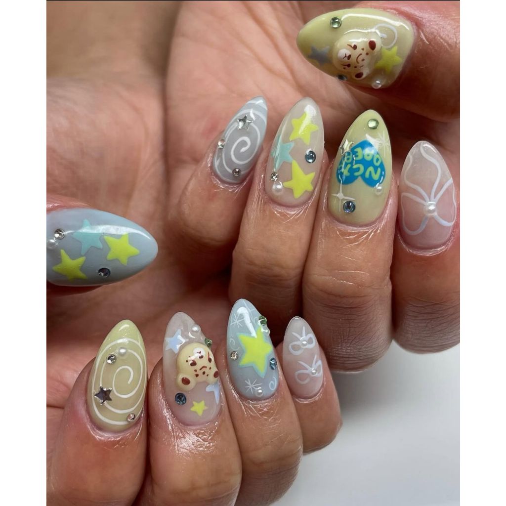 MARK NCT DREAM PRESS ON NAILS