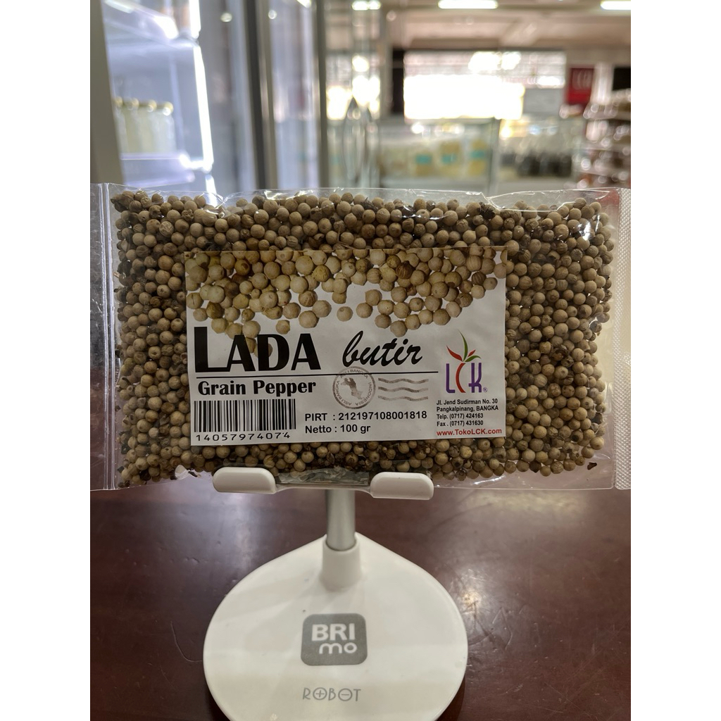 

Lada putih Butir Bumbu Masak netto 100gr