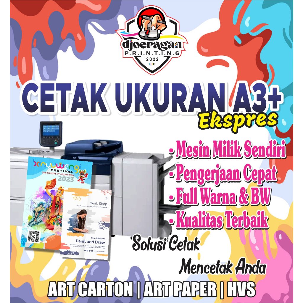 

Print Art Carton A3+ | Tanpa Minimal Order | TERMURAH TERLKENGKAP