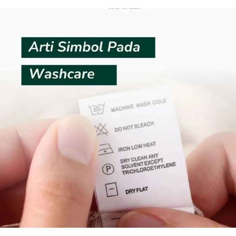 

label satin putih premium tebal lebar 3cm minimal 500pcs