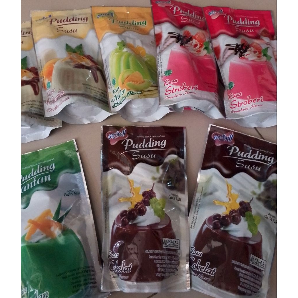 

puding susu Nutrijell gula asli 145gr aneka rasa