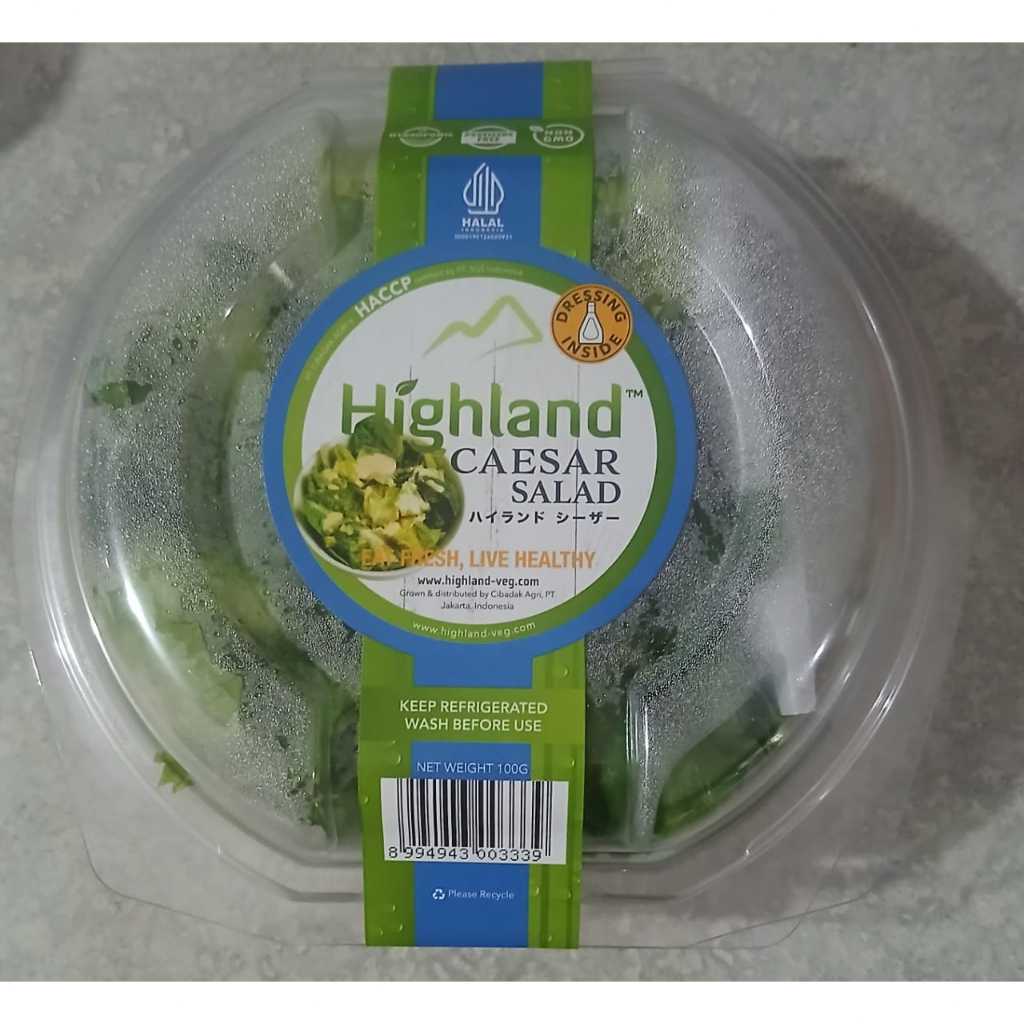 

Highland Caesar Salad 100 gram (PROMO)