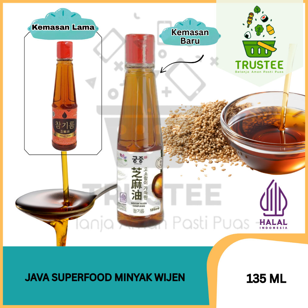 

Minyak Wijen Java Super Food Korea / Sesame Oil Korea HALAL 135ml