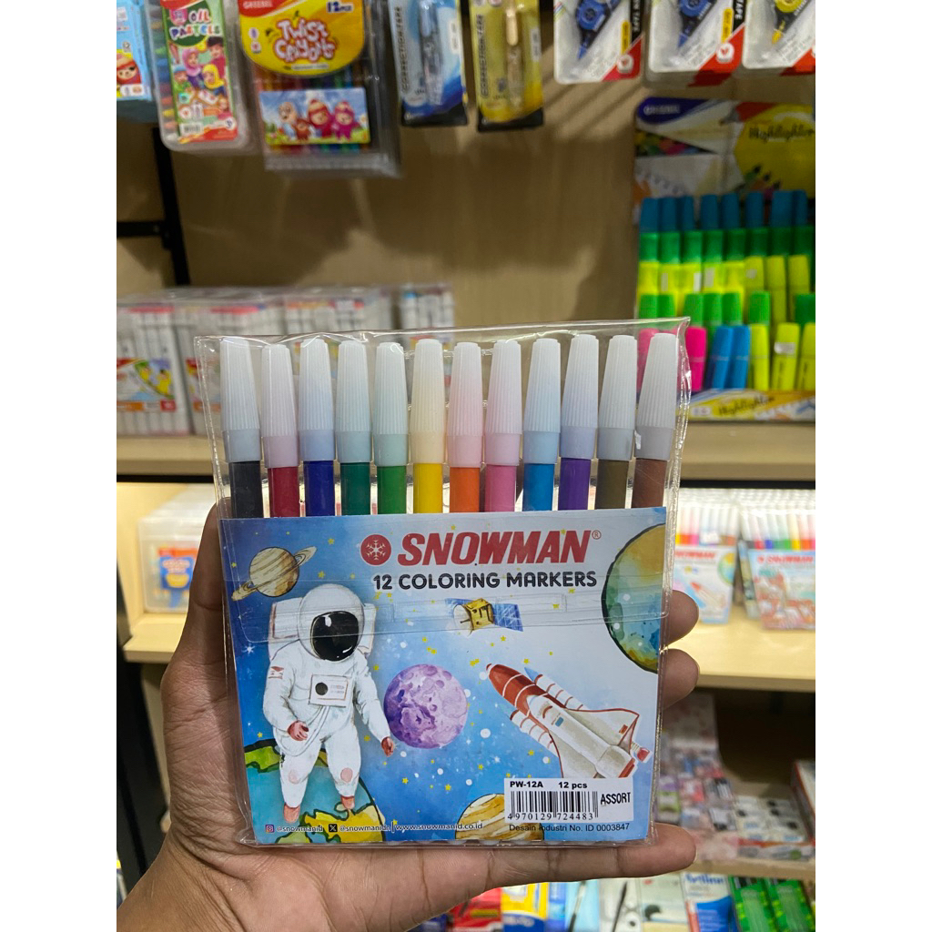 

spidol warna snowman 12 coloring