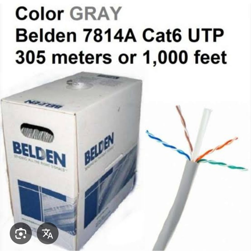 utp belden cat6