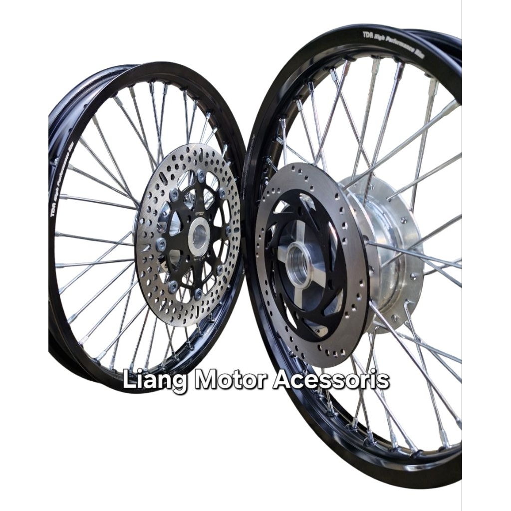 Sepaket Velg TDR Ring 17 Tromol Set Jari2 - Kawasaki Ninja 150 R / SS / RR (Velg Tanpa Ban)