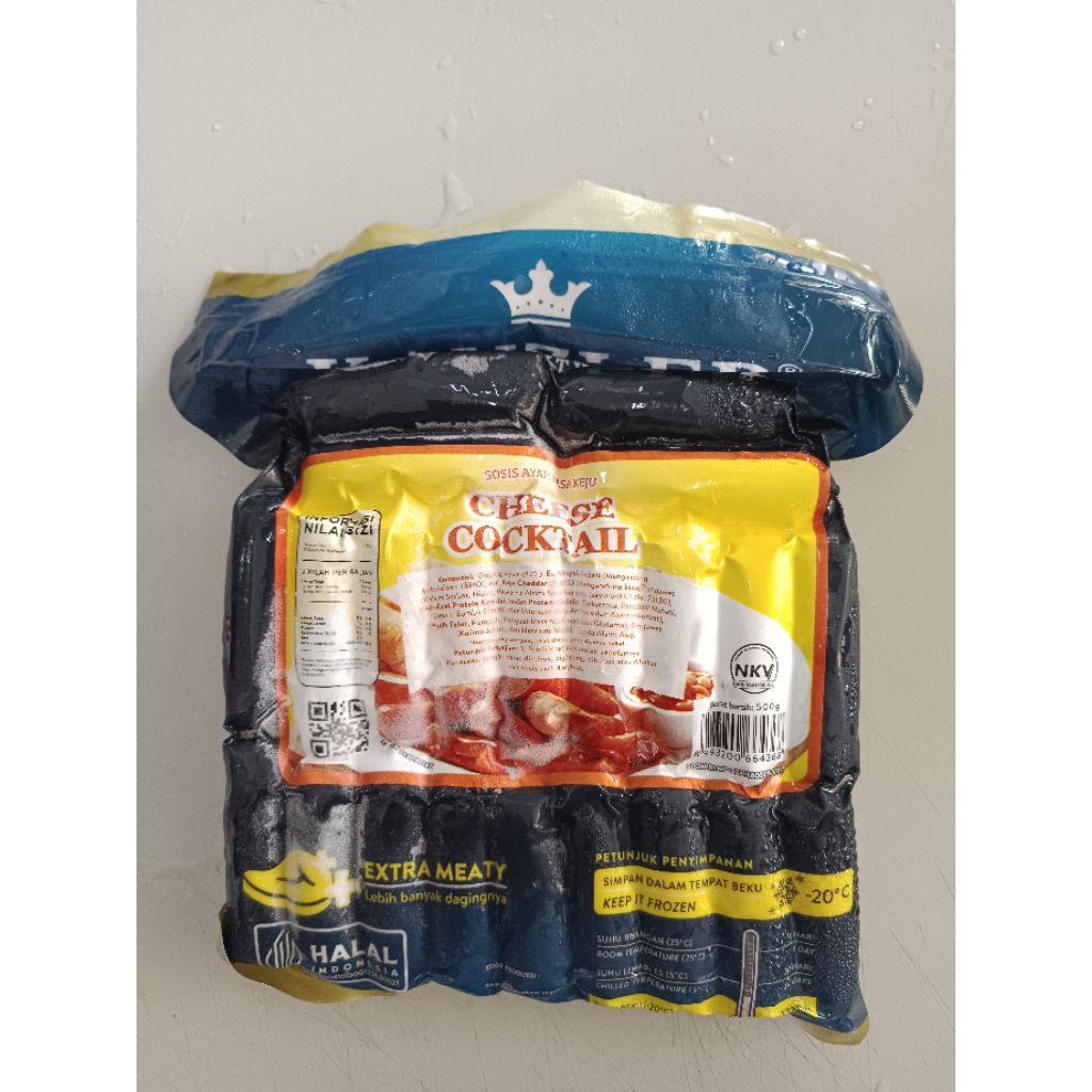 

KANZLER SOSIS AYAM CHEESE COCKTAIL 500GRAM