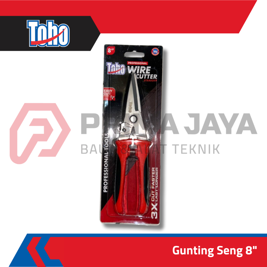 

GUNTING SENG / GUNTING PLAT / WIRE CUTTER 8" LURUS TOHO