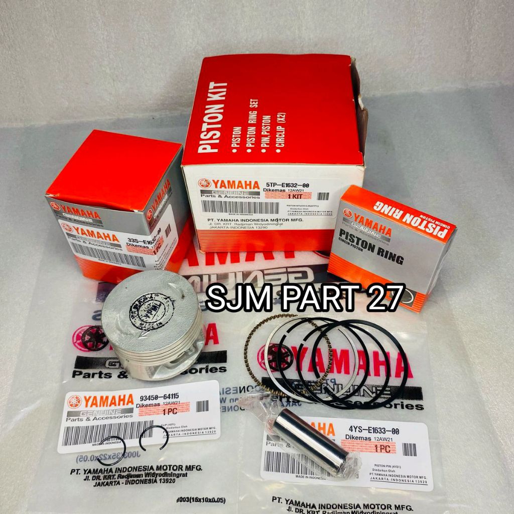 PISTON KIT (OS 0,25) 5TP1 YAMAHA ASLI ORIGINAL YGP JUPITER Z, JUPITER Z BURHAN, VEGA R NEW