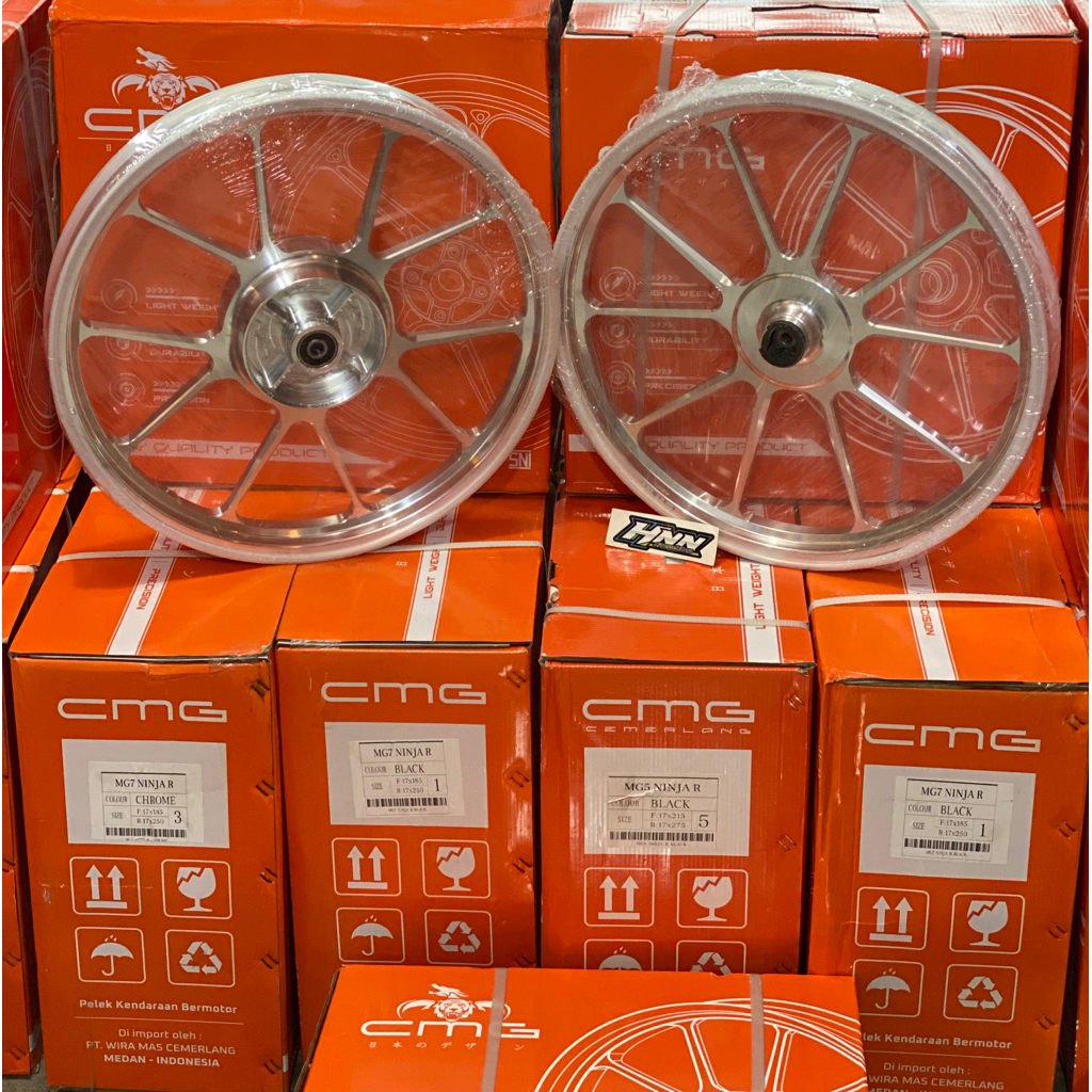 Velg Cmg Exact Mx King Warna Crome Pelek Cmg Exact Murah