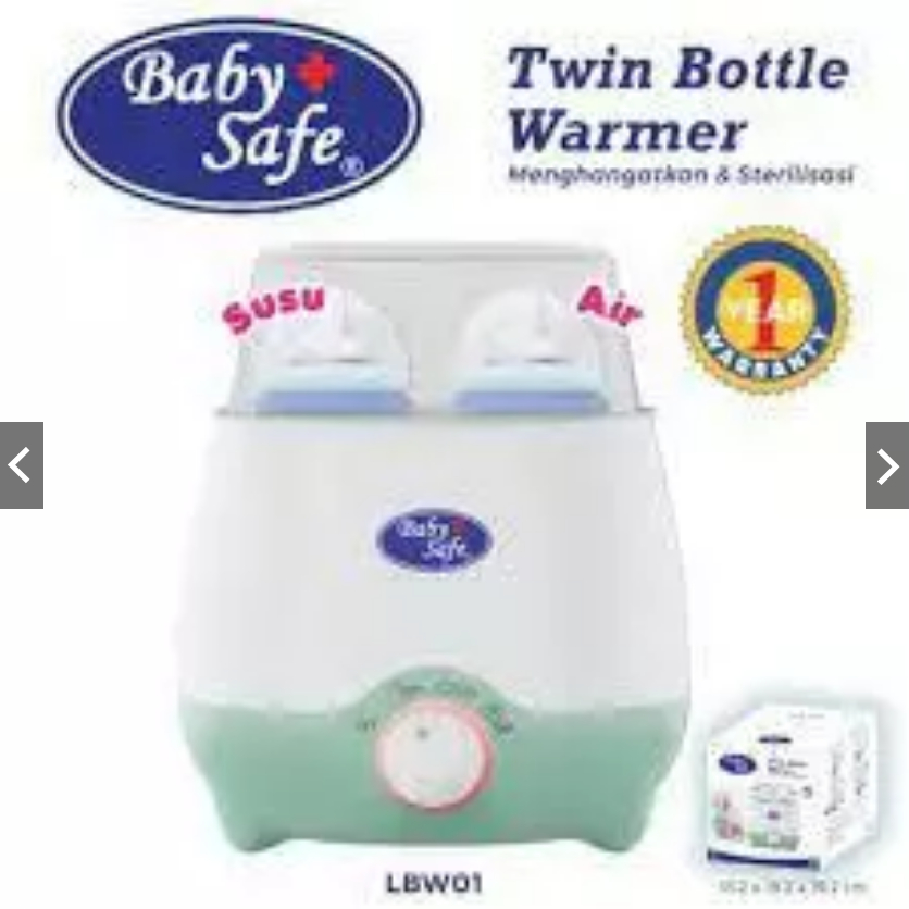 Babysafe Twin Bottle Warmer/penghangat susu/ LB216 & LBW01