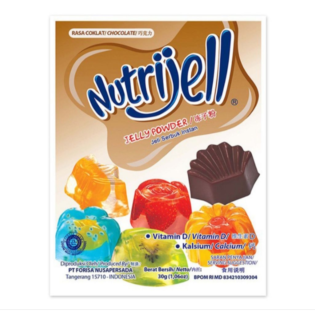 

Nutrijell Jeli Serbuk Instan Coklat 30g