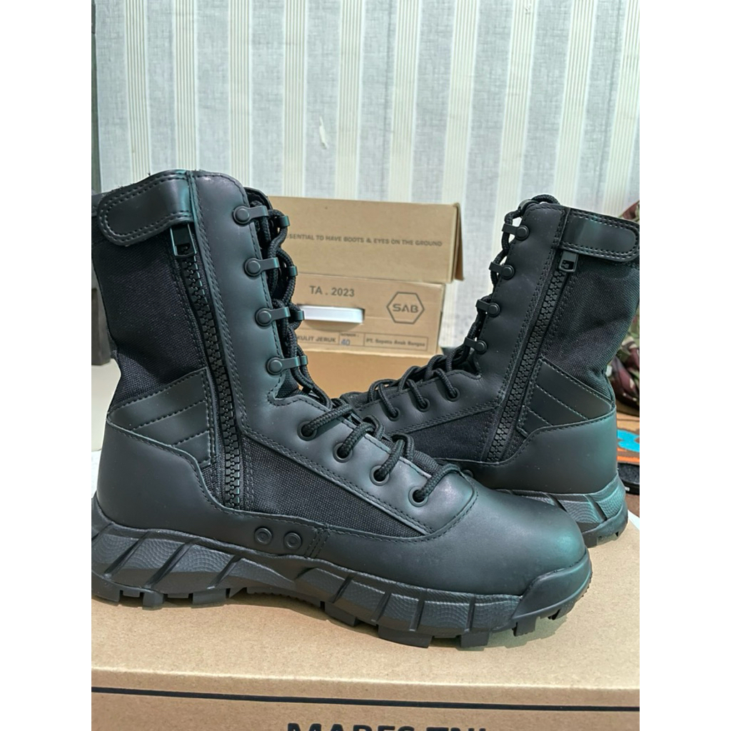 Sepatu PDL TNI AD ASLI NEW Resleting Size 39