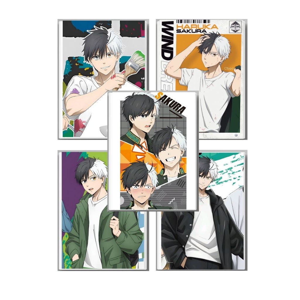 

Buku tulis SAKURA HARUKA 5PCS 38 lembar kertas 75 gsm cover silky