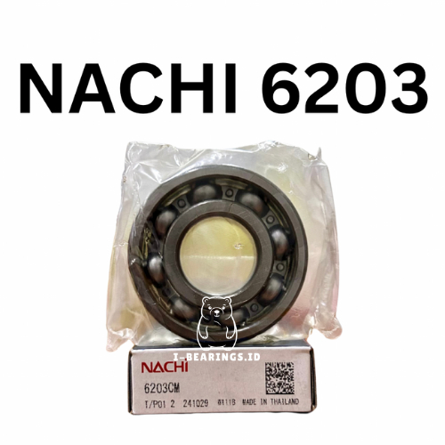 BEARING NACHI 6203 POLOS LAHER BEARING ORIGINAL NACHI 6203 C3
