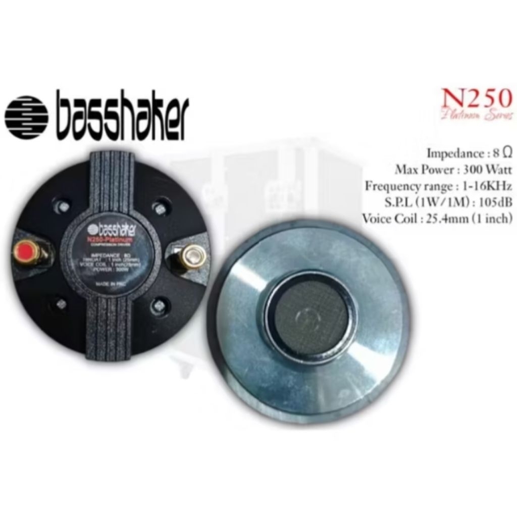 Tweeter Bassheker PLATINUM SERIES N250 - DRIVER RCF N250