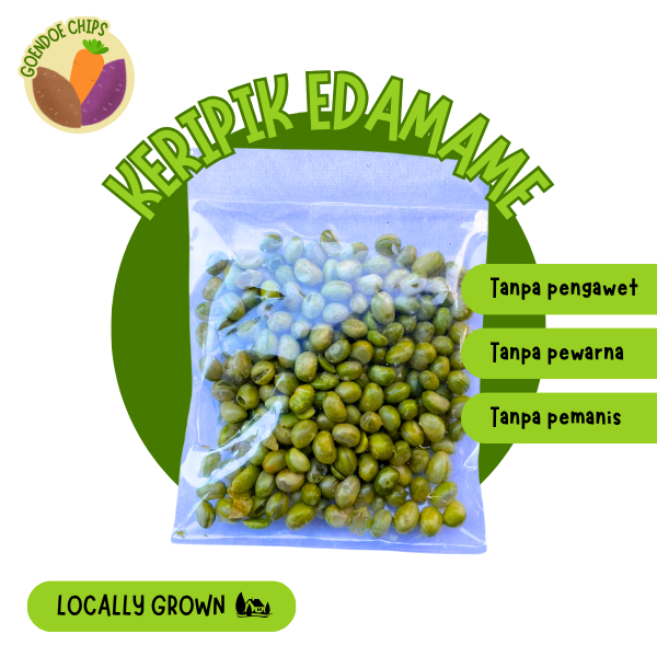 

Keripik Edamame 100 Gr Goendoe Chips - Cemilan Khas Batu Malang