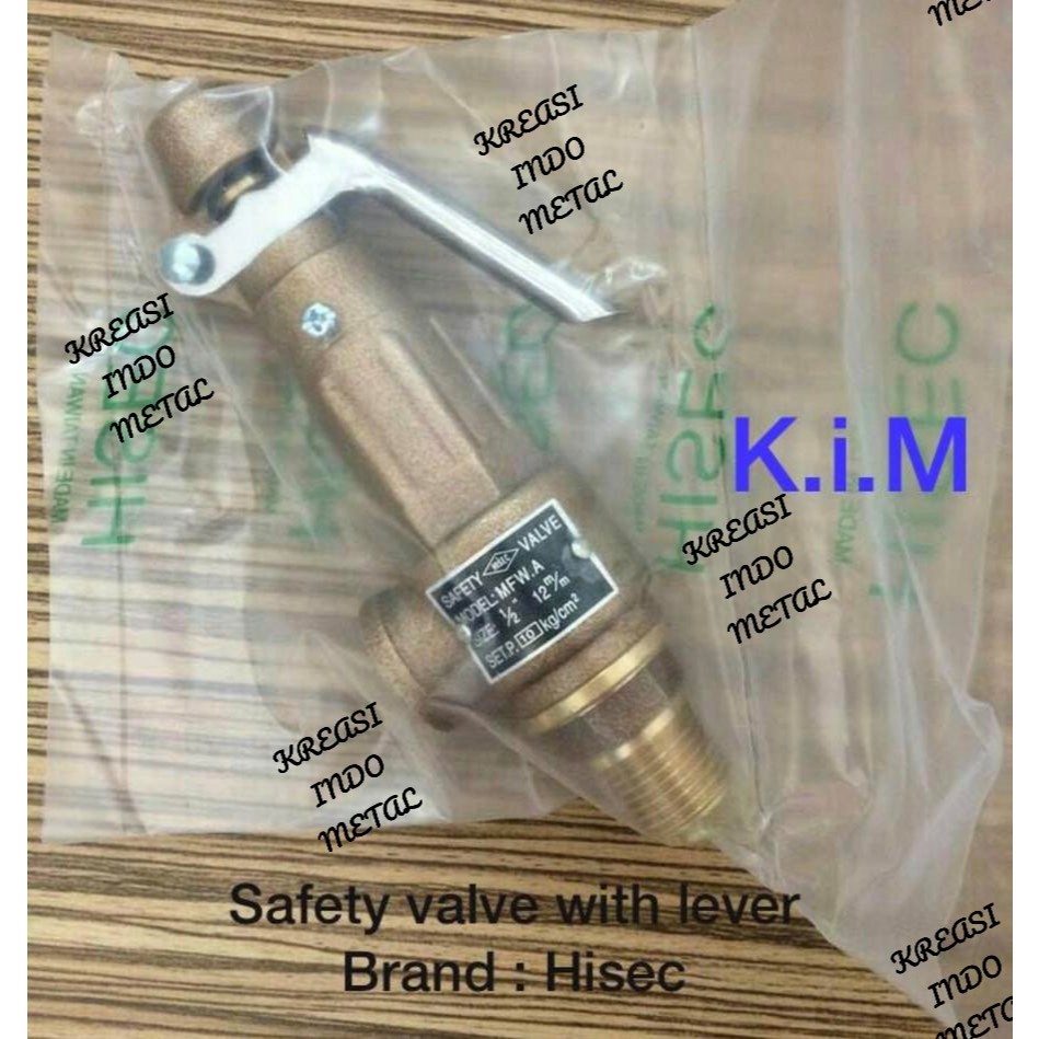Safety Valve 2 inch with Lever - 10 kg kuningan ( 2” )