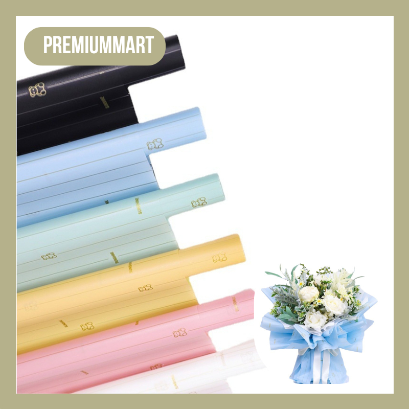 

Flower Wrapping Paper Cellophane Waterproof Kertas Kado/ Kertas Buket Bunga KB057