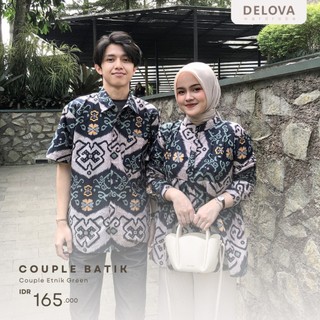 Delova Wardrobe - COUPLE BATIK Atasan Baju Modern Casual